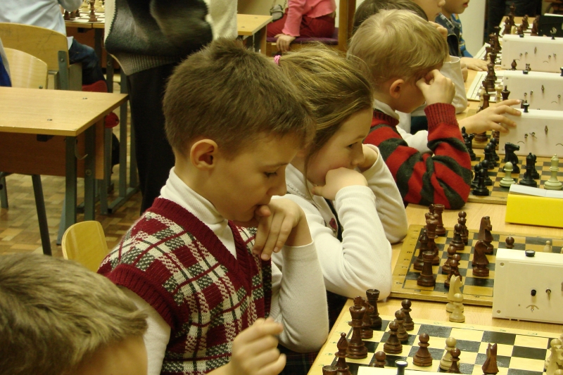 Обучение детей шахматам в школе